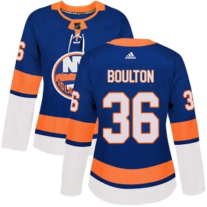 Women's Eric Boulton New York Islanders Authentic Home Jersey - Royal