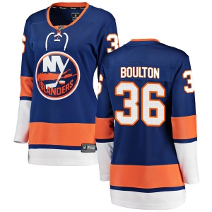 Women's Eric Boulton New York Islanders Breakaway Home Jersey - Blue