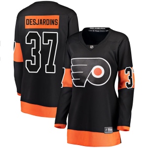 Women's Eric Desjardins Philadelphia Flyers Breakaway Alternate Jersey - Black