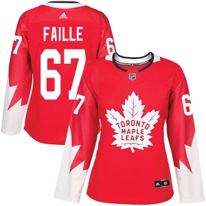 Women's Eric Faille Toronto Maple Leafs Authentic Alternate Jersey - Red