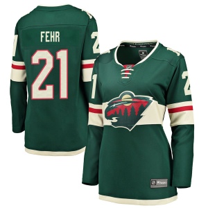 Women's Eric Fehr Minnesota Wild Breakaway Home Jersey - Green