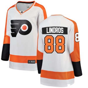 Women's Eric Lindros Philadelphia Flyers Breakaway Away Jersey - White