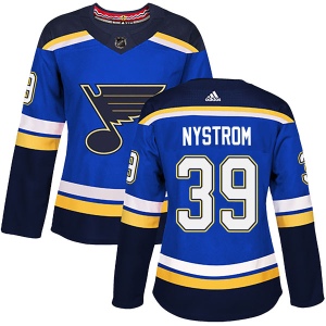 Women's Eric Nystrom St. Louis Blues Authentic Home Jersey - Blue