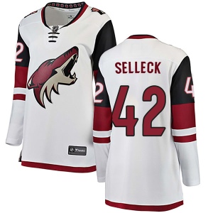 Women's Eric Selleck Arizona Coyotes Authentic Away Jersey - White