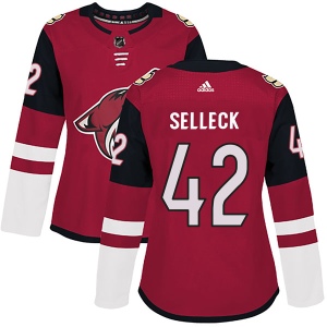 Women's Eric Selleck Arizona Coyotes Authentic Maroon Home Jersey