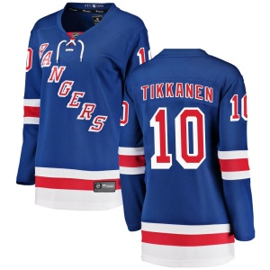 Women's Esa Tikkanen New York Rangers Breakaway Home Jersey - Blue