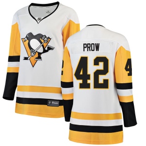 Women's Ethan Prow Pittsburgh Penguins Breakaway Away Jersey - White