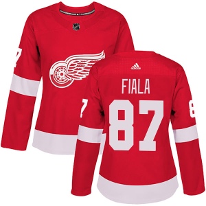 Women's Evan Fiala Detroit Red Wings Authentic Home Jersey - Red