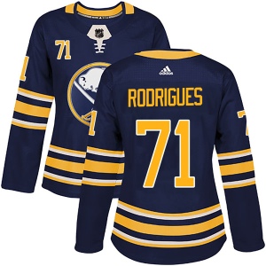 Women's Evan Rodrigues Buffalo Sabres Authentic Home Jersey - Navy