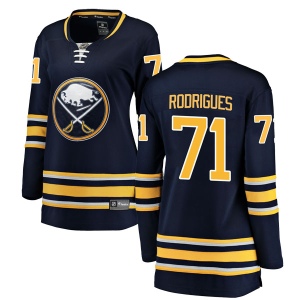 Women's Evan Rodrigues Buffalo Sabres Breakaway Home Jersey - Navy Blue