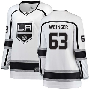 Women's Evan Weinger Los Angeles Kings Breakaway Away Jersey - White