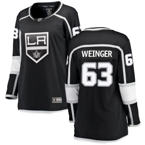 Women's Evan Weinger Los Angeles Kings Breakaway Home Jersey - Black