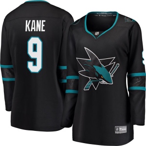 Women's Evander Kane San Jose Sharks Breakaway Alternate Jersey - Black