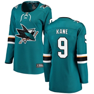 Women's Evander Kane San Jose Sharks Breakaway Home Jersey - Teal