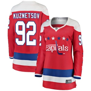 Women's Evgeny Kuznetsov Washington Capitals Breakaway Alternate Jersey - Red