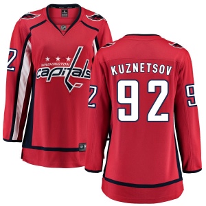 Women's Evgeny Kuznetsov Washington Capitals Home Breakaway Jersey - Red