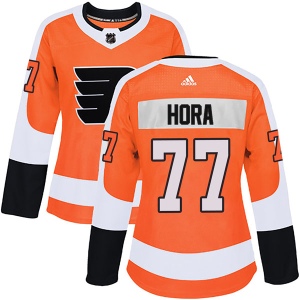 Women's Frank Hora Philadelphia Flyers Authentic Home Jersey - Orange