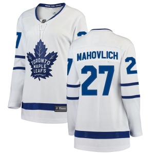 Women's Frank Mahovlich Toronto Maple Leafs Breakaway Away Jersey - White