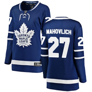 Women's Frank Mahovlich Toronto Maple Leafs Breakaway Home Jersey - Blue