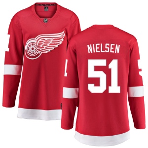 Women's Frans Nielsen Detroit Red Wings Home Breakaway Jersey - Red