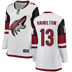 Women's Freddie Hamilton Arizona Coyotes Authentic Away Jersey - White