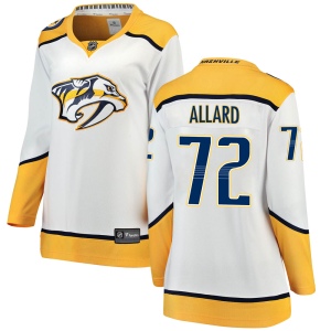 Women's Frederic Allard Nashville Predators Breakaway Away Jersey - White