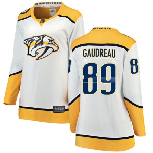 Women's Frederick Gaudreau Nashville Predators Breakaway Away Jersey - White