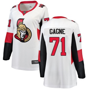 Women's Gabriel Gagne Ottawa Senators Breakaway Away Jersey - White