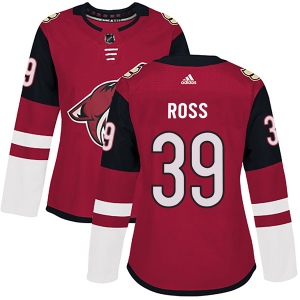 Women's Garret Ross Arizona Coyotes Authentic Maroon Home Jersey