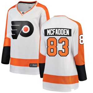 Women's Garrett McFadden Philadelphia Flyers Breakaway Away Jersey - White