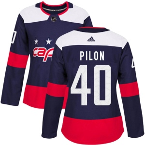 Women's Garrett Pilon Washington Capitals Authentic 2018 Stadium Series Jersey - Navy Blue