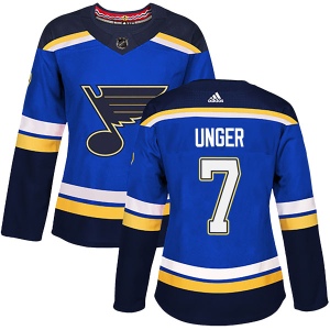 Women's Garry Unger St. Louis Blues Authentic Home Jersey - Blue