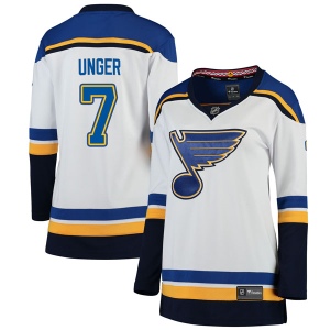 Women's Garry Unger St. Louis Blues Breakaway Away Jersey - White