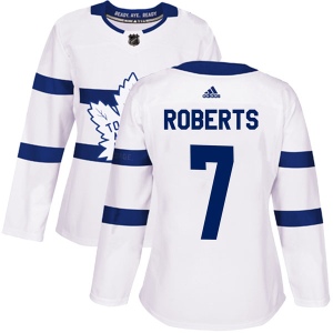 Women's Gary Roberts Toronto Maple Leafs Authentic 2018 Stadium Series Jersey - White