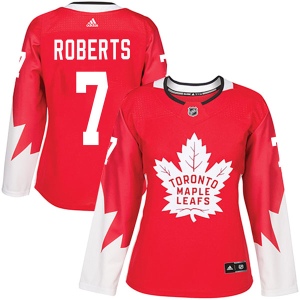 Women's Gary Roberts Toronto Maple Leafs Authentic Alternate Jersey - Red