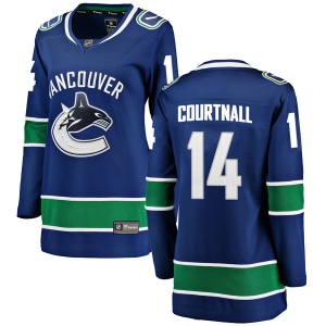 Women's Geoff Courtnall Vancouver Canucks Breakaway Home Jersey - Blue