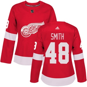 Women's Givani Smith Detroit Red Wings Authentic Home Jersey - Red