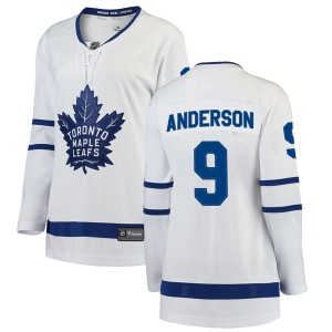 Women's Glenn Anderson Toronto Maple Leafs Breakaway Away Jersey - White