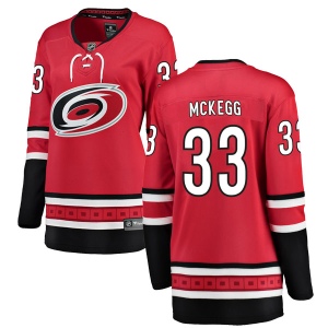 Women's Greg McKegg Carolina Hurricanes Breakaway Home Jersey - Red