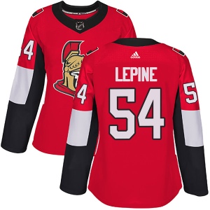 Women's Guillaume Lepine Ottawa Senators Authentic Home Jersey - Red