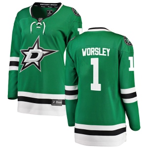 Women's Gump Worsley Dallas Stars Breakaway Home Jersey - Green