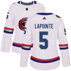 Women's Guy Lapointe Montreal Canadiens Authentic 2017 100 Classic Jersey - White