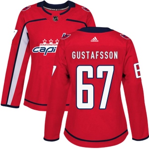 Women's Hampus Gustafsson Washington Capitals Authentic Home Jersey - Red