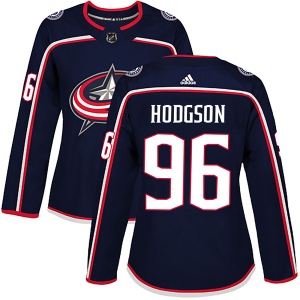 Women's Hayden Hodgson Columbus Blue Jackets Authentic Home Jersey - Navy