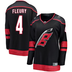 Women's Haydn Fleury Carolina Hurricanes Breakaway Alternate Jersey - Black