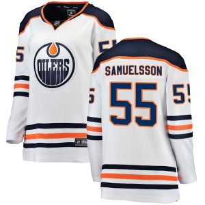 Women's Henrik Samuelsson Edmonton Oilers Authentic Away Breakaway Jersey - White