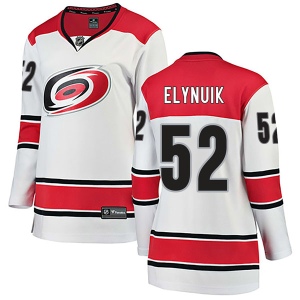 Women's Hudson Elynuik Carolina Hurricanes Breakaway Away Jersey - White