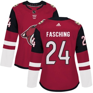 Women's Hudson Fasching Arizona Coyotes Authentic Maroon Home Jersey