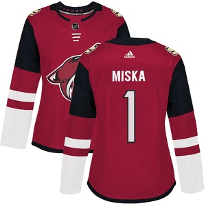 Women's Hunter Miska Arizona Coyotes Authentic Maroon Home Jersey