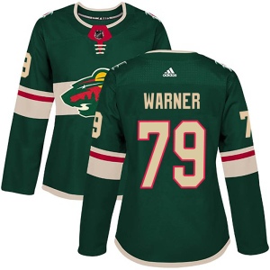 Women's Hunter Warner Minnesota Wild Authentic Home Jersey - Green